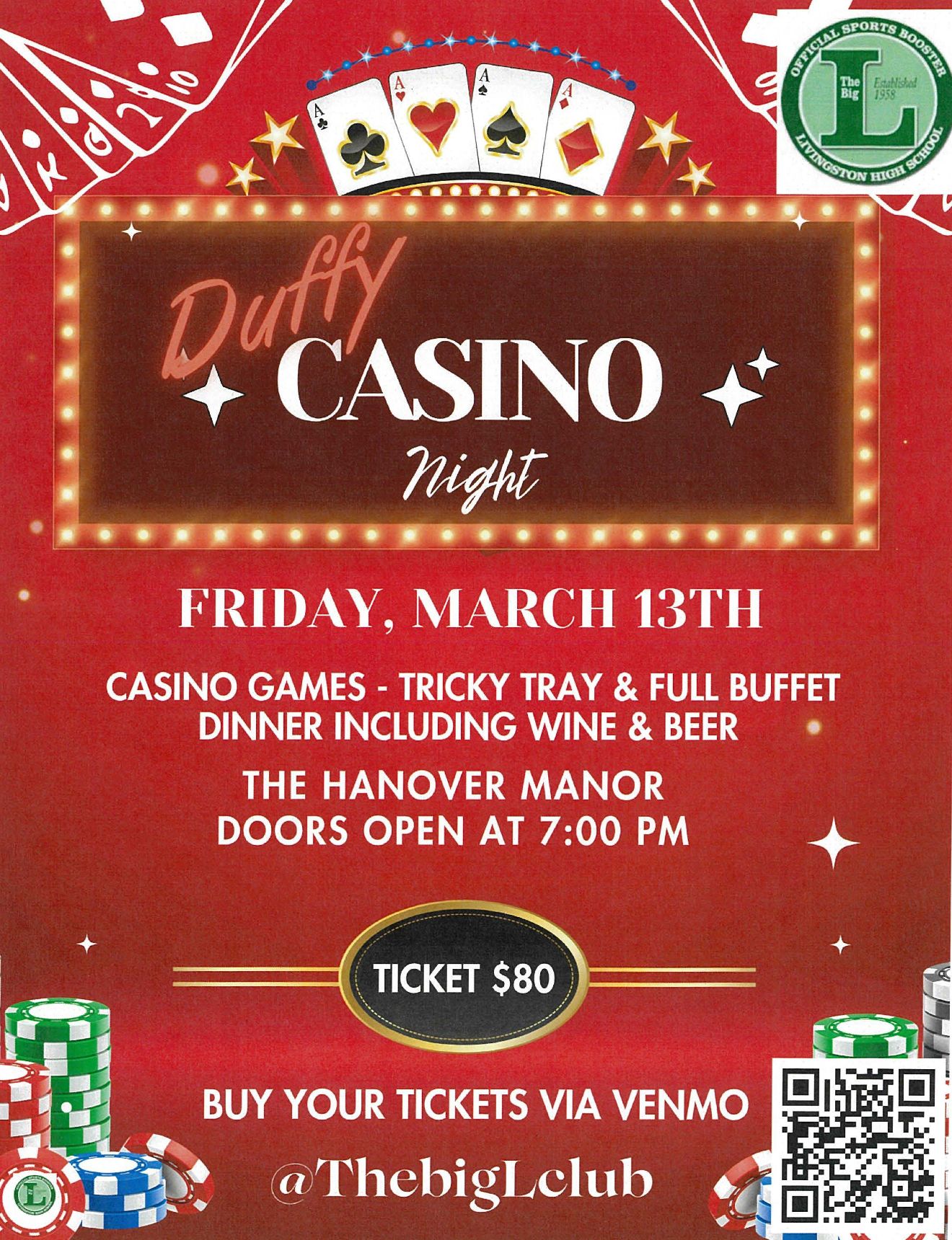 Duffy Casino Night 2026